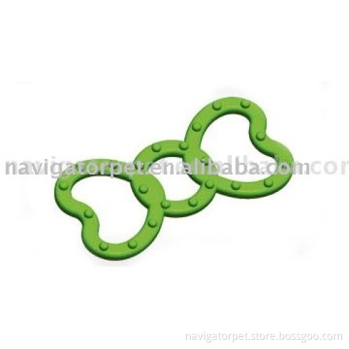 Pet Rubber Toy (Heart Handle)